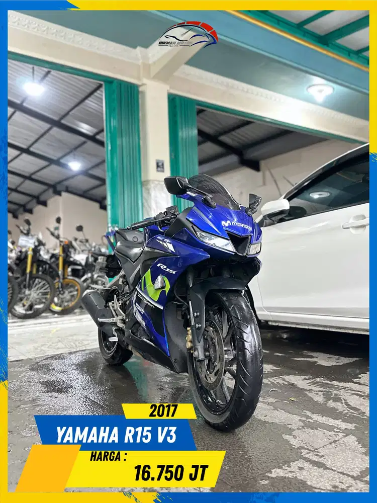 YAMAHA R15 V3 2017 MONGGO SIAP PANTAU BOSS HIKMAH MOTOR KEPUH