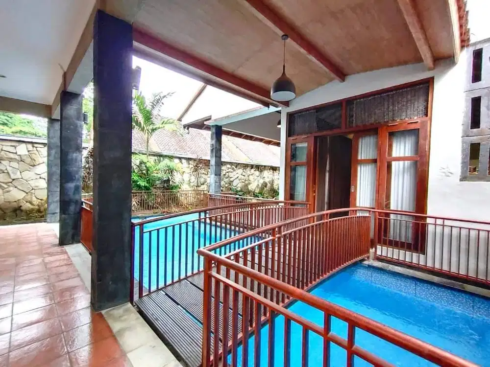 villa mewah aktif di palagan belakang hyatt regency jl padma