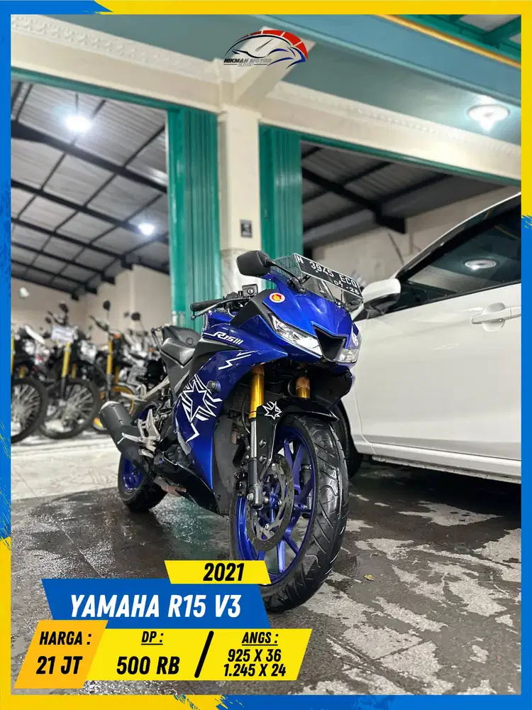 YAMAHA R15 V3 2021 MANTAP GASS MASZEHH HIKMAH MOTOR KEPUH