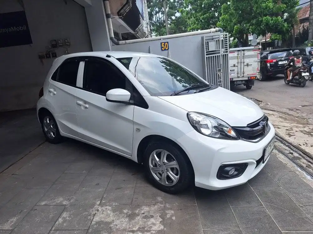 BRIO 1.2 E CVT AT 2017 HONDA MATIC PUTIH