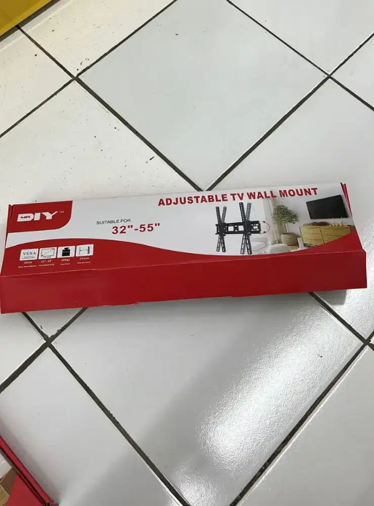 Bracket tv 32-43+ pasang