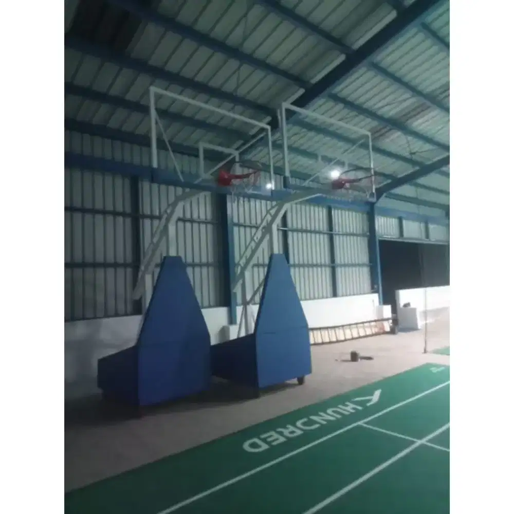 Tiang Basket fortebel 1set + pasang Jabodetabek