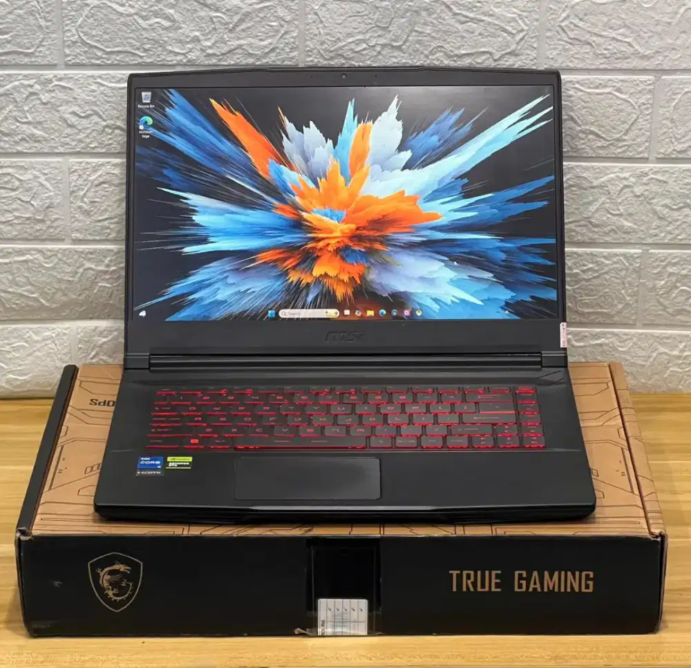 MSI GL65 9SC - CORE i5-12450H + RTX 2050 (4GB) - RAM 8GB - SSD 512GB