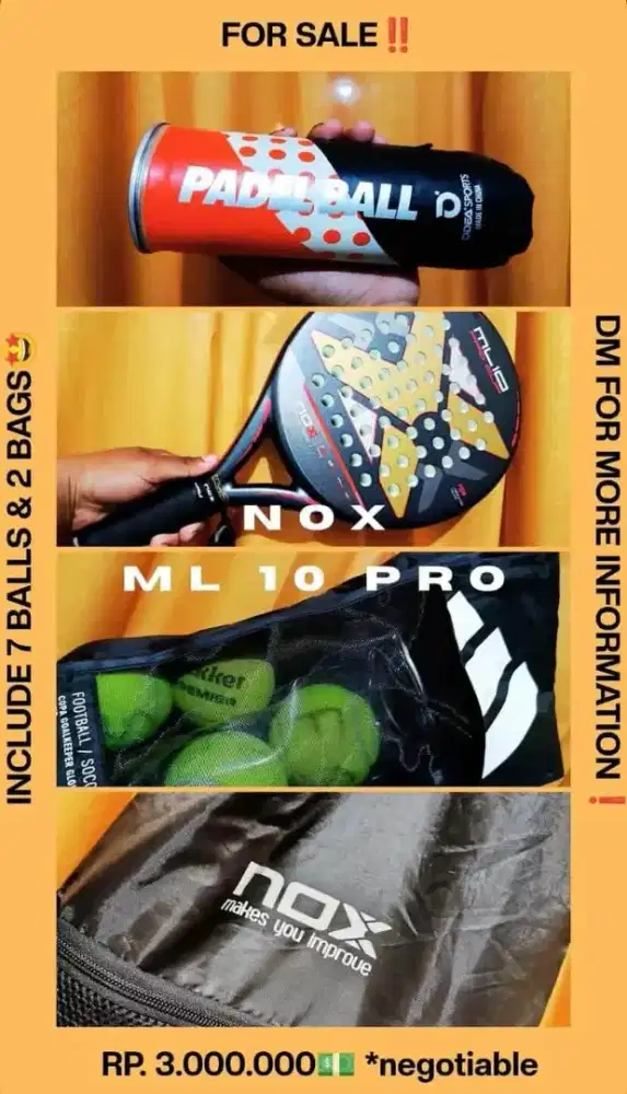 raket padel ml 10 pro cup rough surface