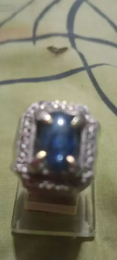 Jual cepat batu syafir blue ori