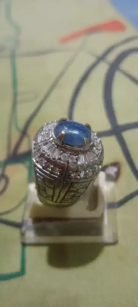 Jual cepat batu shafir blue ori