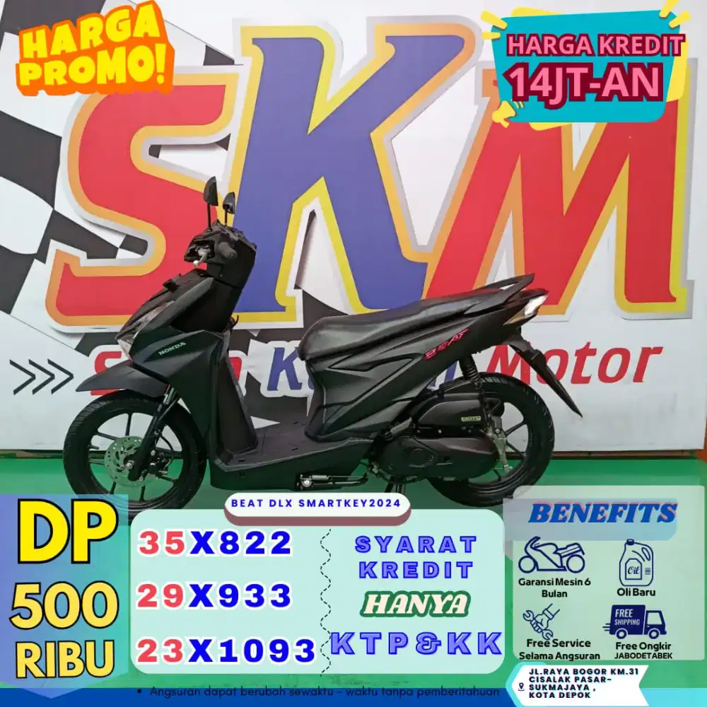 Promo dp 500rb kredit beat deluxe 2024 keyless