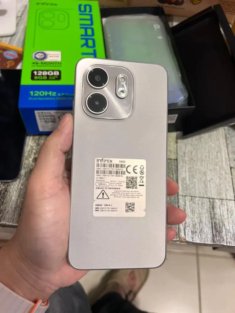 Infinix smart 9 istimewah fullset ori charger masih baru harga net aja