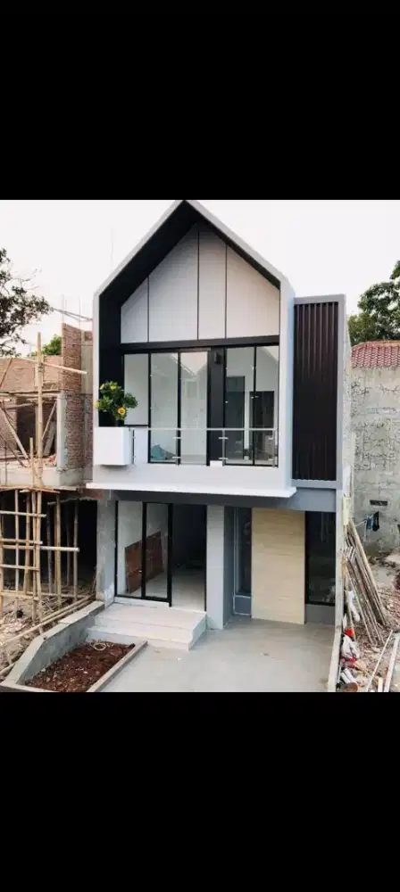 Pintu jendela kusen aluminium dan kaca