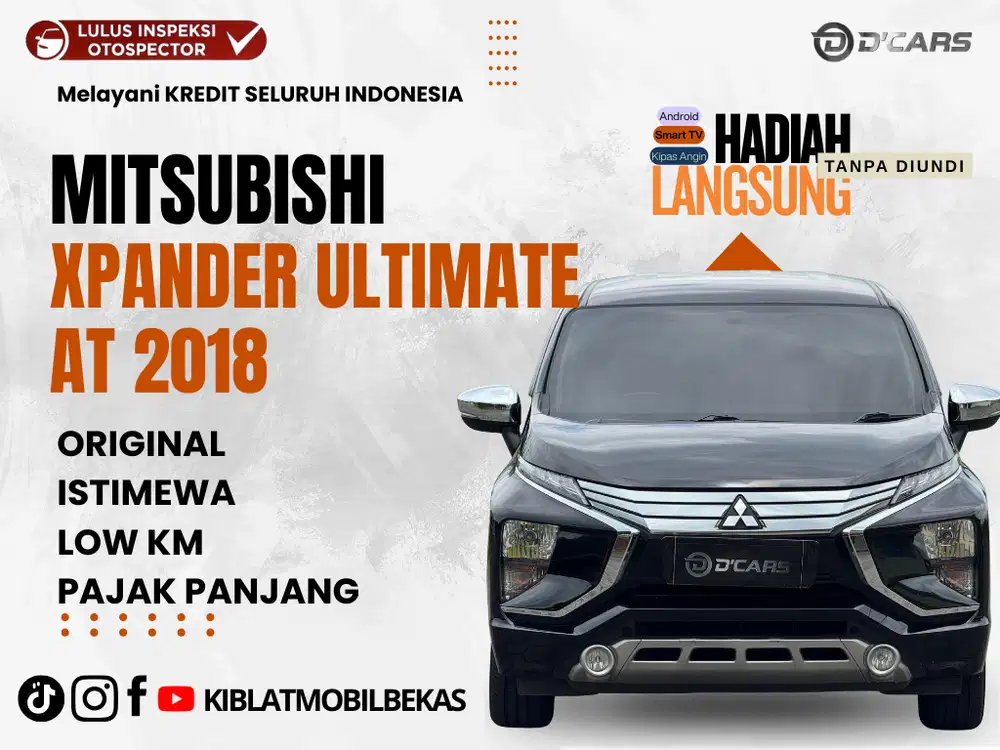 MITSUBISHI XPANDER ULTIMATE 2018 AT ORIGINAL ISTIMEWA