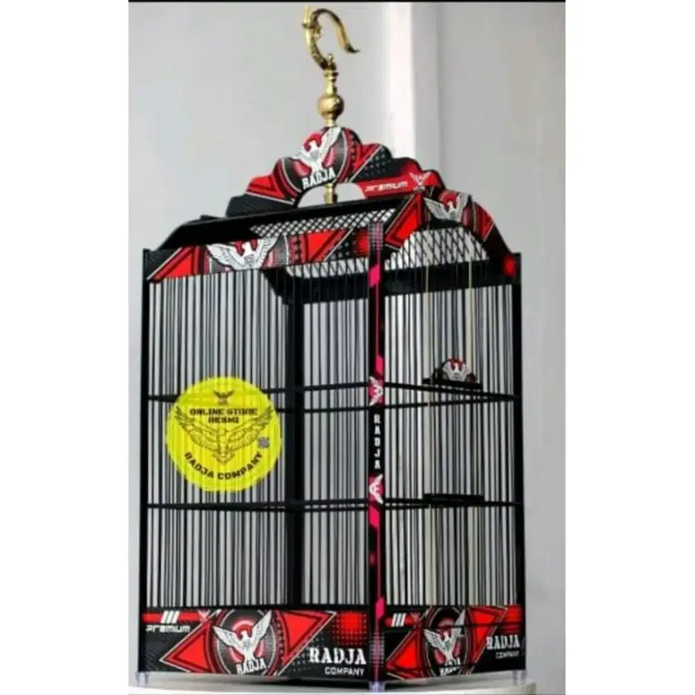 kandang burung kontes merk RADJA seri COMPANY tipe tertinggi PREMIUM