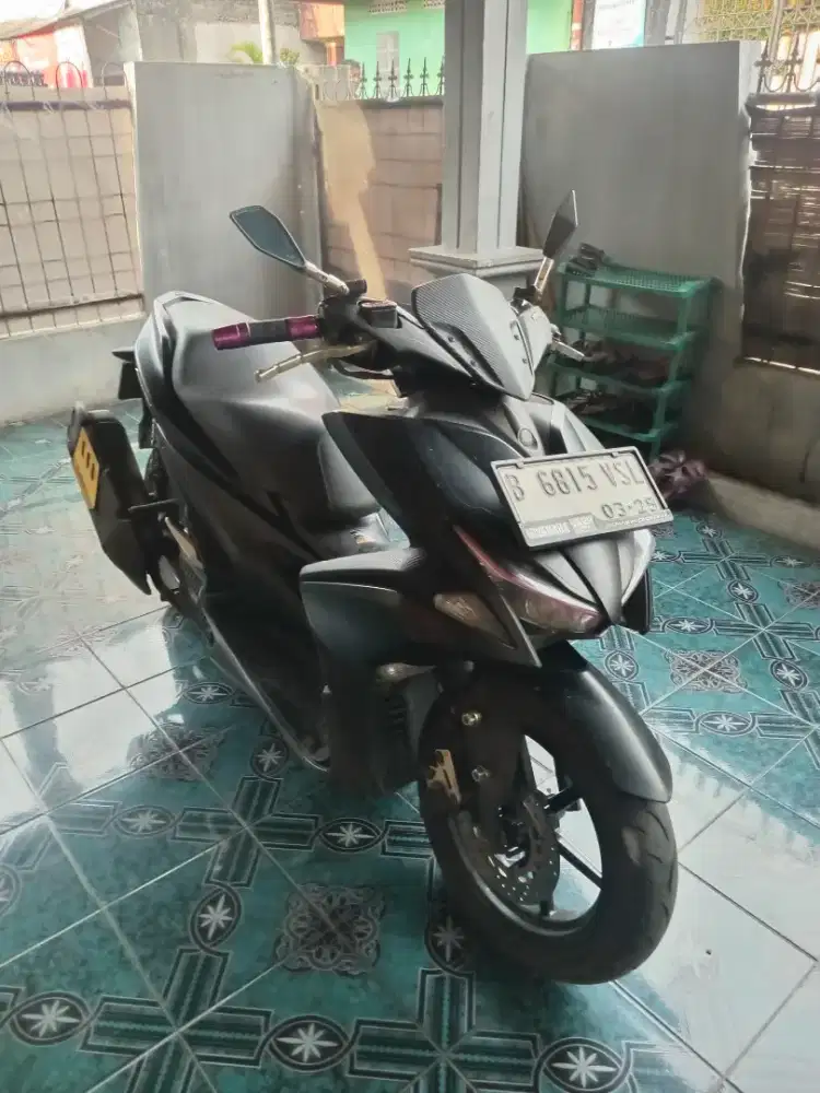 Yamaha Aerox 155 2019 Hitam Mulus Pajak Hidup KM 60rb Siap Pakai