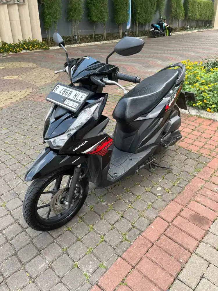 Beat LED Cbs Hitam Glossy