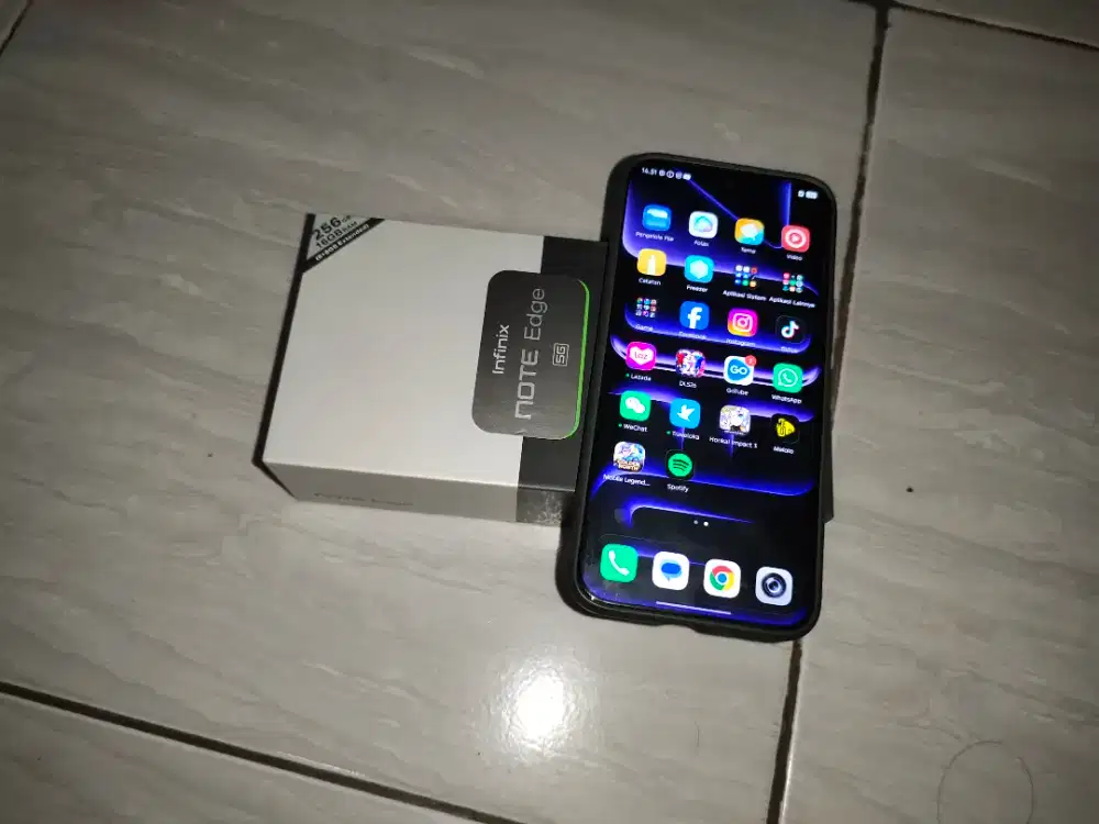 Infinix Note Edge 5G Ram 8/256GB like new Fullset