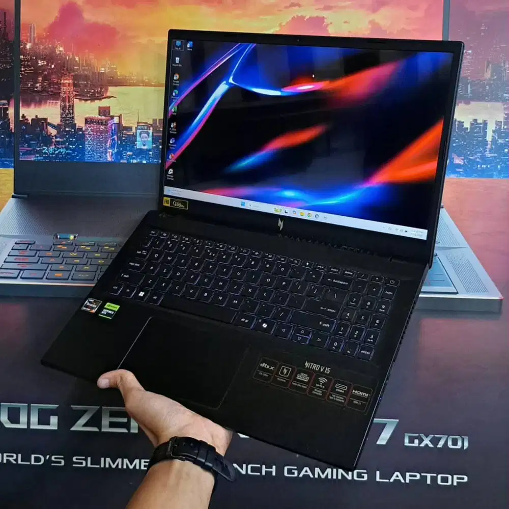 Acer Nitro V15 ANV15-41 AMD RYZEN 5-6600H RAM 16GB SSD 512GB RTX 3050