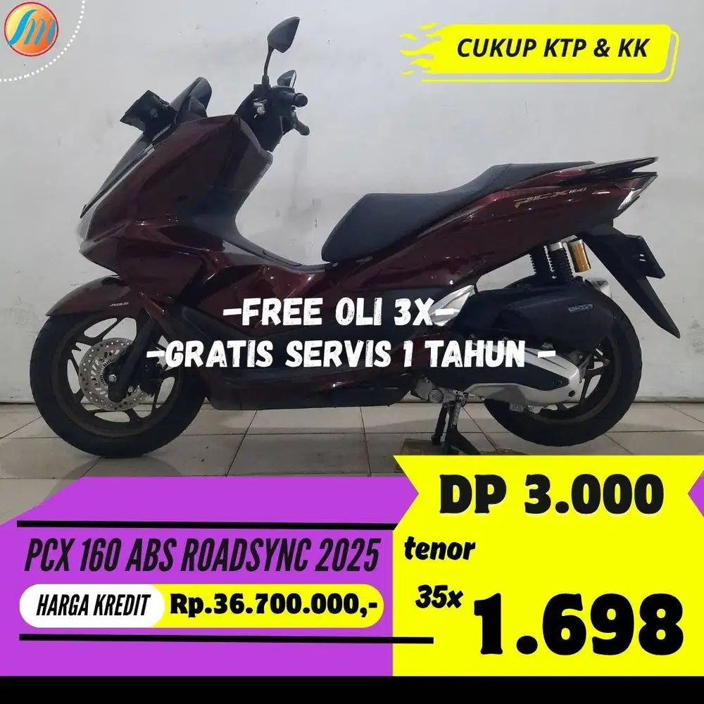 BISA KREDIT MURAH HONDA PCX 160 ABS ROADSYNC 2025 SEKEN BERGARANSI