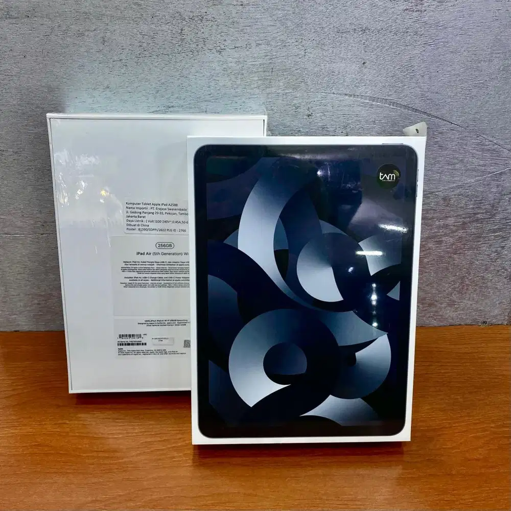 BNIB iPad Air M1 11 inch 2021 256GB  Wifi Only Garansi iBox 1 Tahun