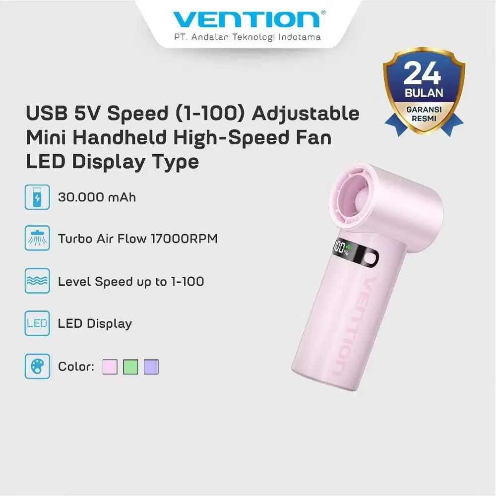 kipas gengam vention