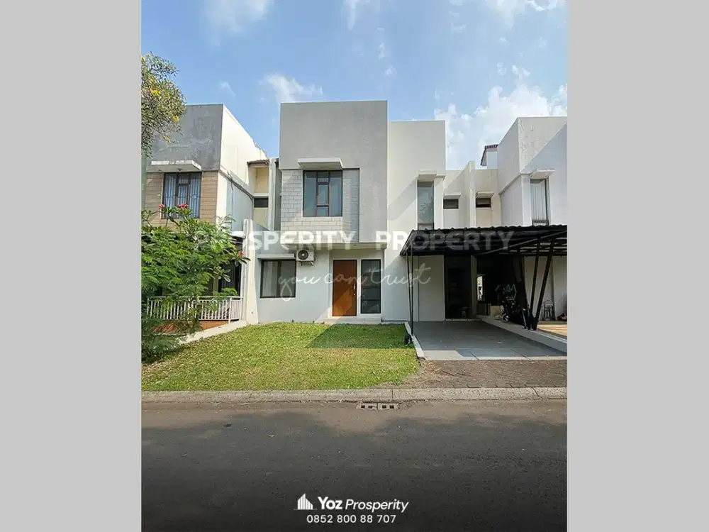Rumah Siap Huni Furnished di Cluster Verdant View The Icon BSD City