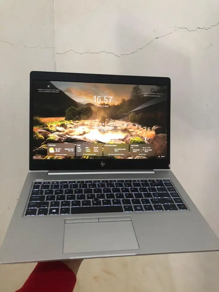 Dijual leptop hp rayzen 7 spek geming paling bandel