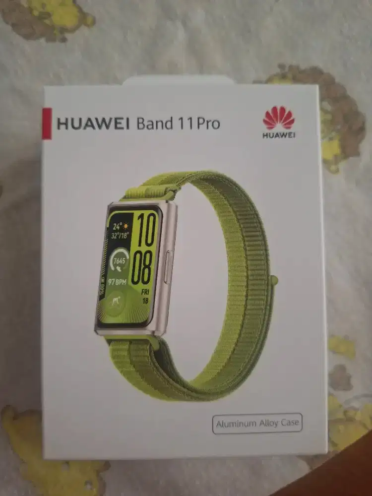 Huawei Band 11 Pro Green Baru 100% Original Fullset Garansi Resmi