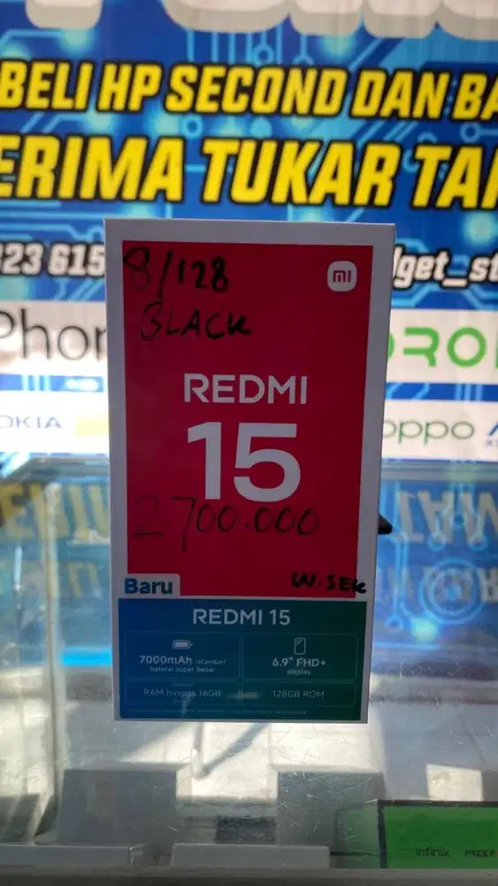 Xiaomi Redmi 15 8/128 (Baru)