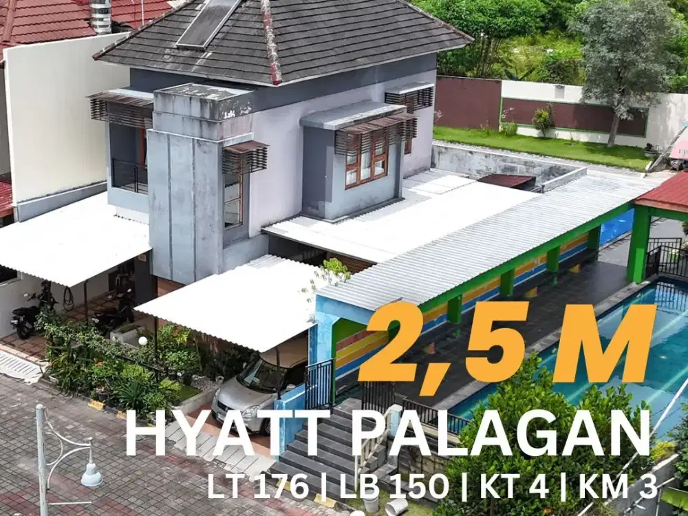 Jual Rumah Palagan Jogja Belakang Hyatt Cluster Elit Fasilitas Umum Kolam Renang Serasa Milik Sendiri