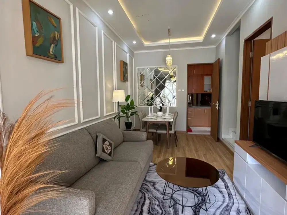 Rumah 2 Lantai Furnished di Cherry Field Bandung