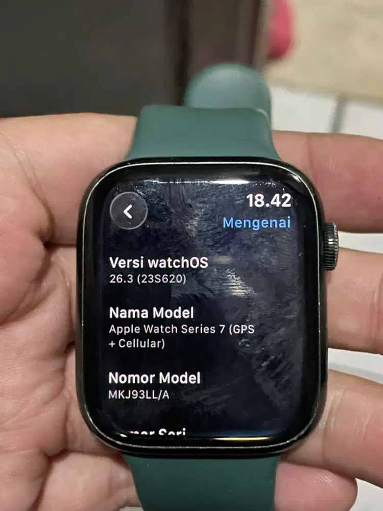 Apple watch seri 7 45 mm gps+seluler