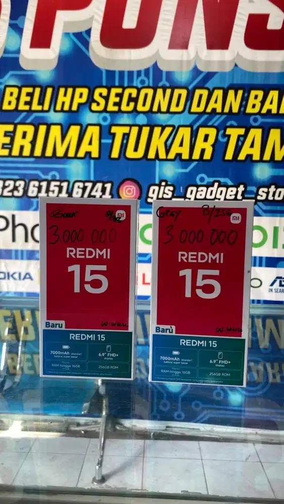 Redmi 15 8/256 (Baru)