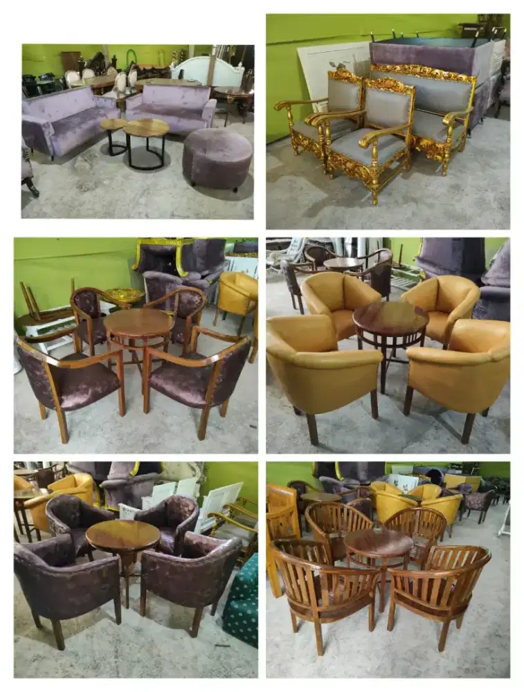 SET KURSI TAMU DAN SOFA - BERBAGAI MODEL ELEGAN