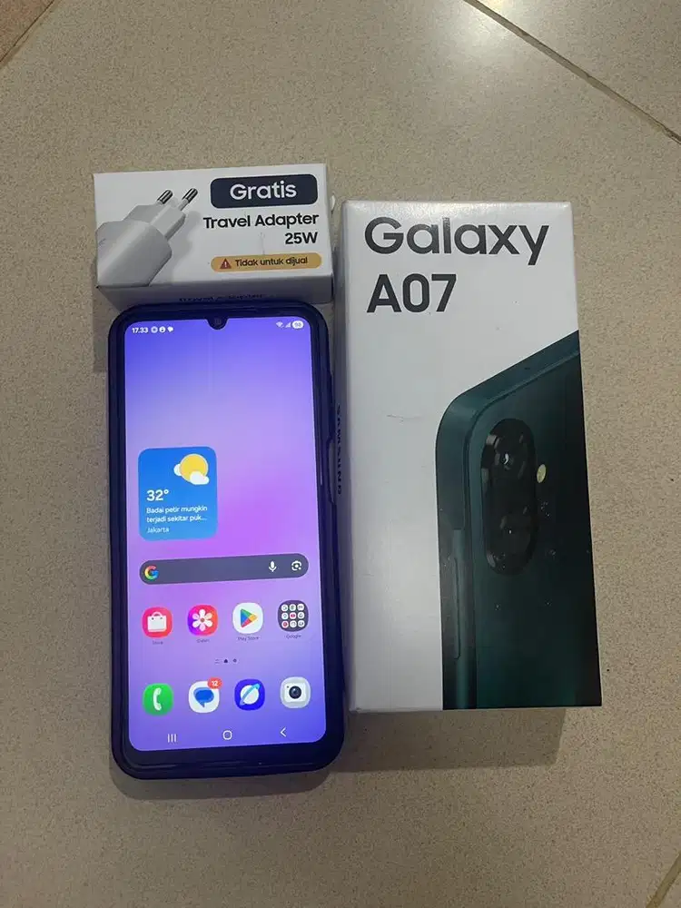 Dijual samsung galaxy A07 LIKE NEWW Mulusss