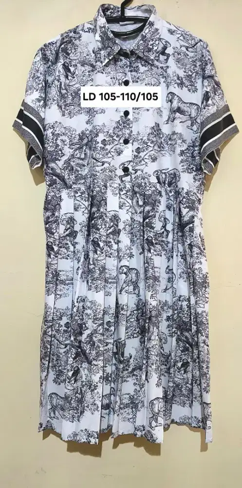 Dress wanita CLAIRE, LD 105-110 Panjang 105