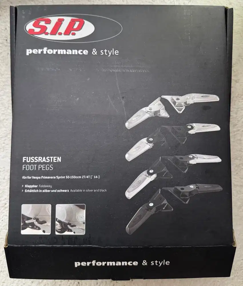 SIP Foot Pegs Vespa MV8272