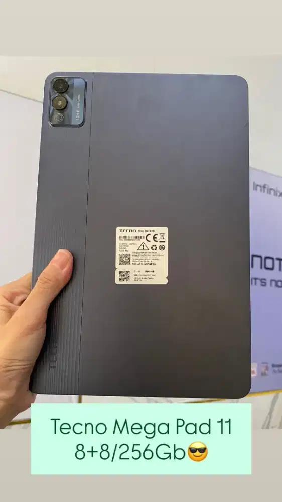 Tecno mega pad 11 8+8/256gb