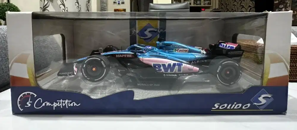 1/18 SOLIDO F1 TEAM ALPINE A522 F.ALONSO 2022 GP MONACO