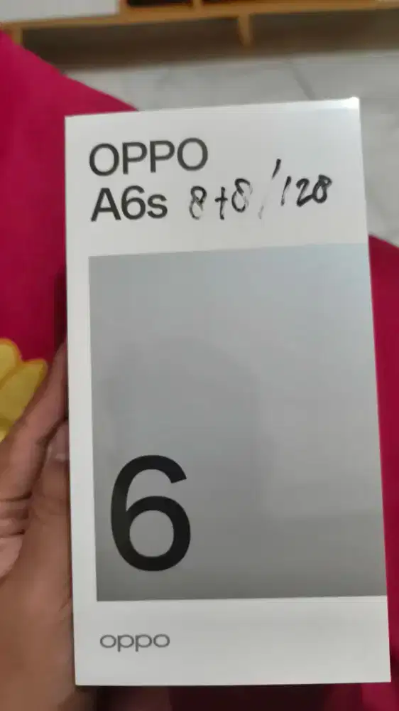 Oppo A6s 8+8 /128gb baru belom buka dus