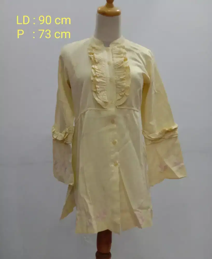 Mididress Berenda Kuning Butter