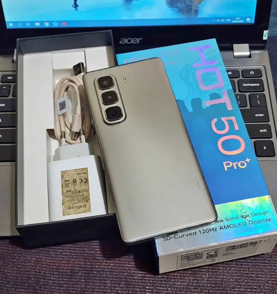 Jual murah Infinix hot 50 pro+ tipe tertinggi ram 8/256 fullset no min