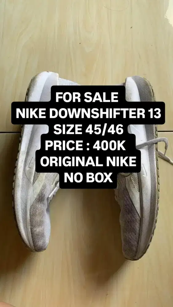 FOR SALE NIKE DOWNSHIFTER 13 SIZE 45/46