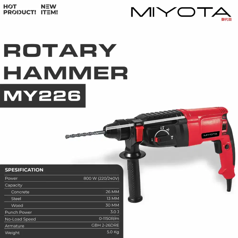 BOR BETON BOBOK 3 STEP MIYOTA MY226