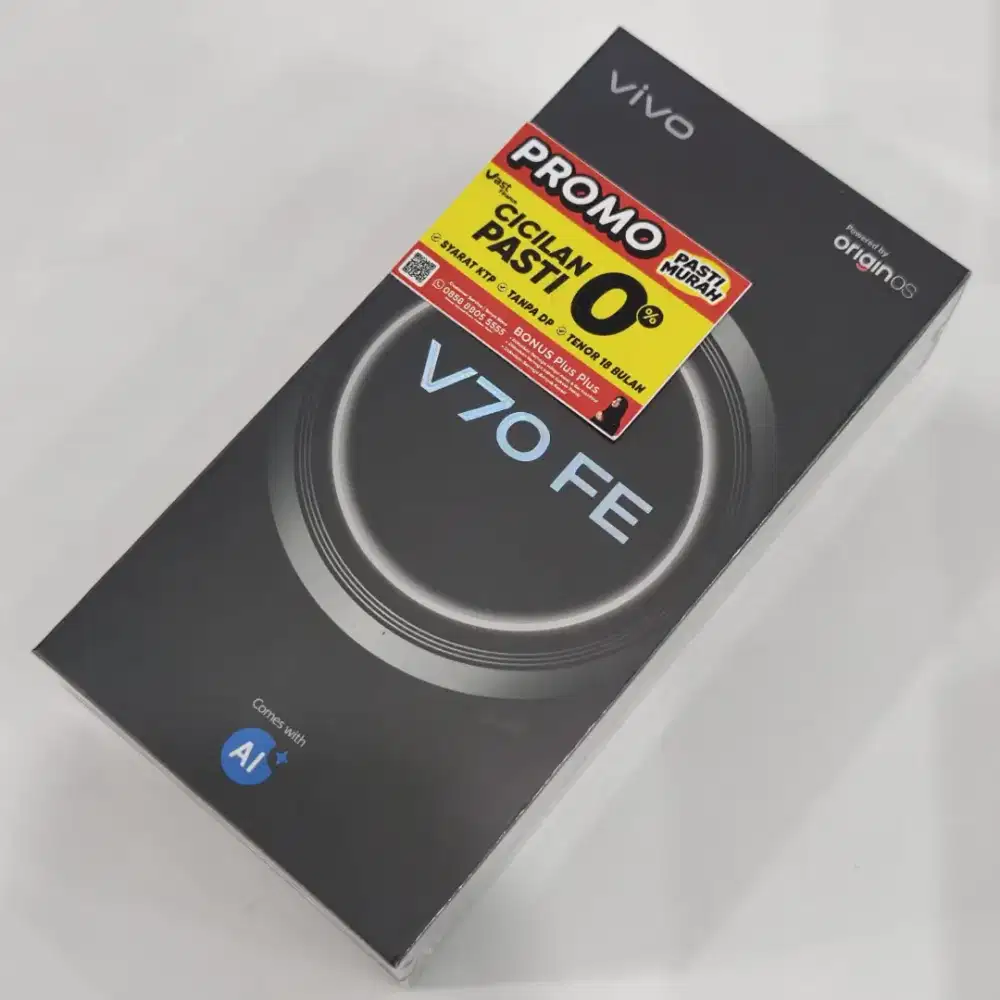 VIVO V70FE RAM 8/256 GB BISA KREDIT MODAL KTP CUMAN 500 RIBUAN AJA
