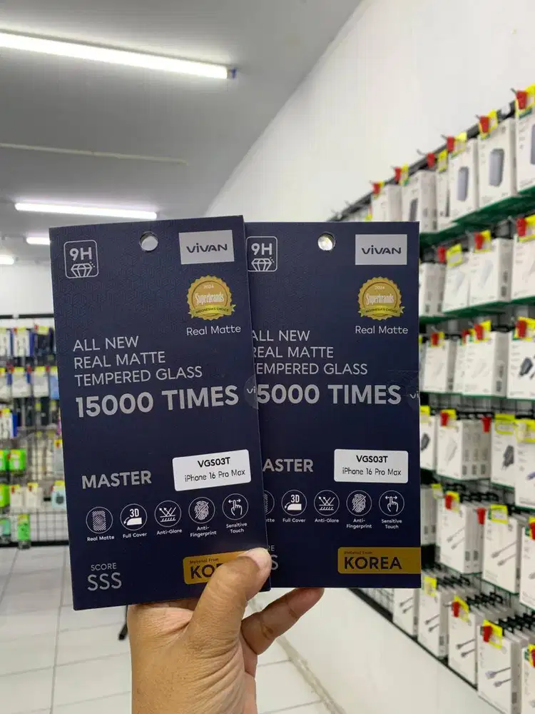 Vivan VGS03T Tempered Glass Matte iPhone 16 Pro Max