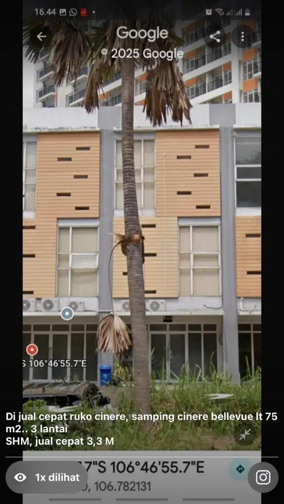 Jual cepat Ruko terrace cinere bellevue