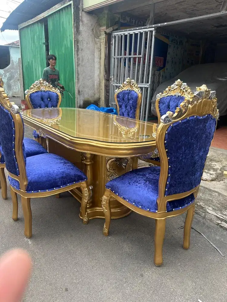 meja makan ganesa sultan 6 kursi