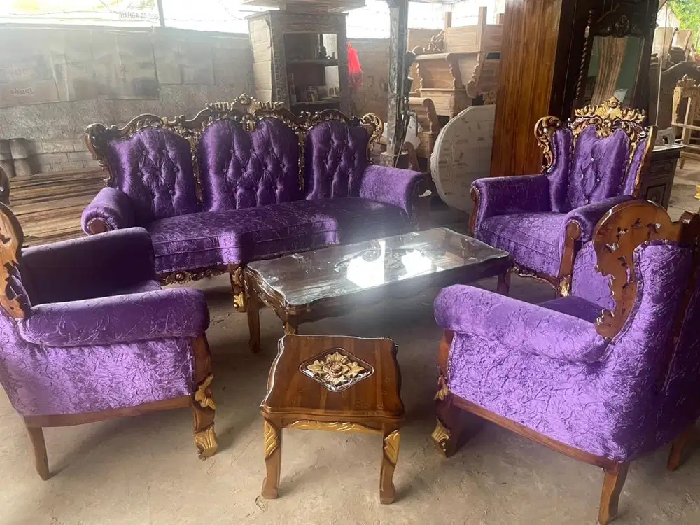 kursi tamu selendang  mewah 3111