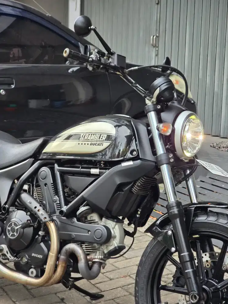 Moge Naked Ducati Scrambler 400 62 th 2017 Pmk Km15rb Modif Siap Gas