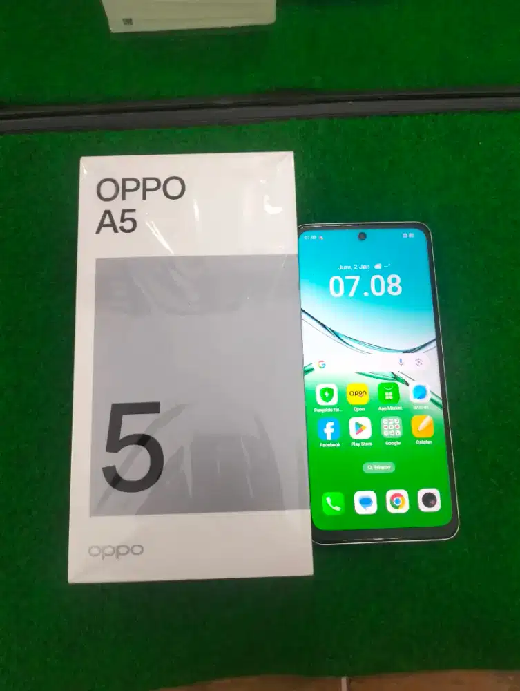 oppo A5 ram 8/128gb lengkap mulus