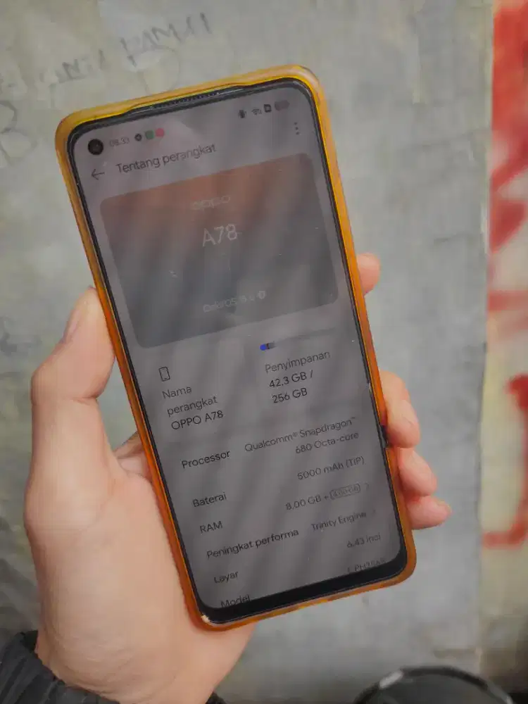 Oppo A78 4G 8/256gb NFC Amoled Resmi