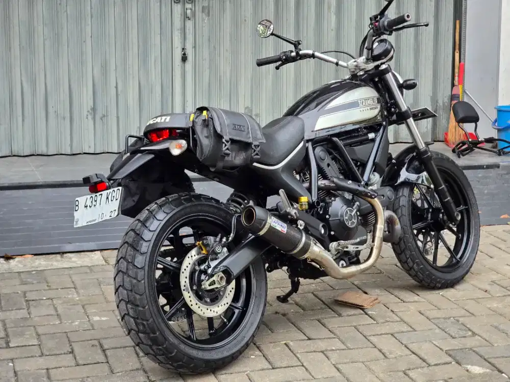 Moge Naked Ducati Scrambler 400 th 2017 Pmk Modif Proper Siap Turing
